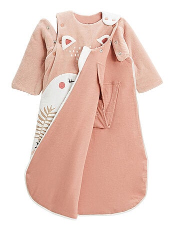 Gigoteuse d'hiver en velours avec manches amovibles Machu Picchu