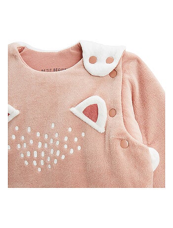 Gigoteuse d'hiver en velours avec manches amovibles Machu Picchu