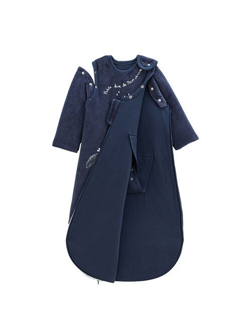 Gigoteuse Tog 1,5 Petit Béguin Turbulette TOG 2 En Velours Avec Pieds Retroussables Noah Gigoteuse à Pied