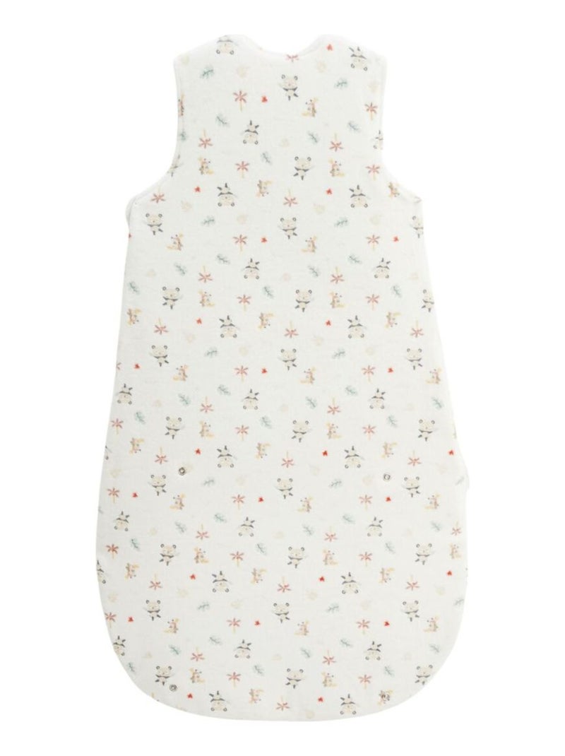 Gigoteuse d'hiver en velours Baby Panda Ecru - Kiabi