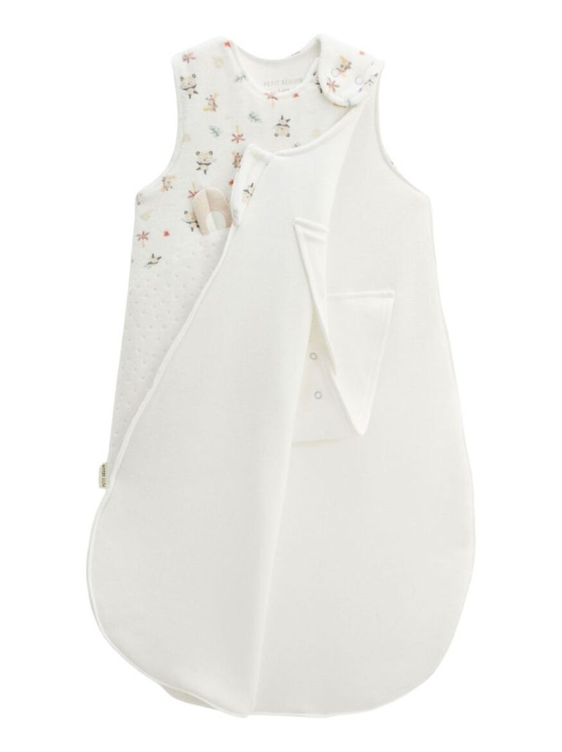 Gigoteuse d'hiver en velours Baby Panda Ecru - Kiabi