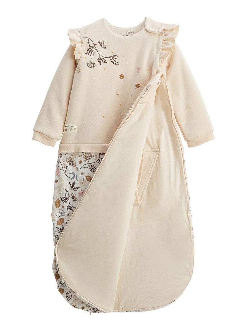 Gigoteuse d'hiver en velours Chincha Ecru - Kiabi