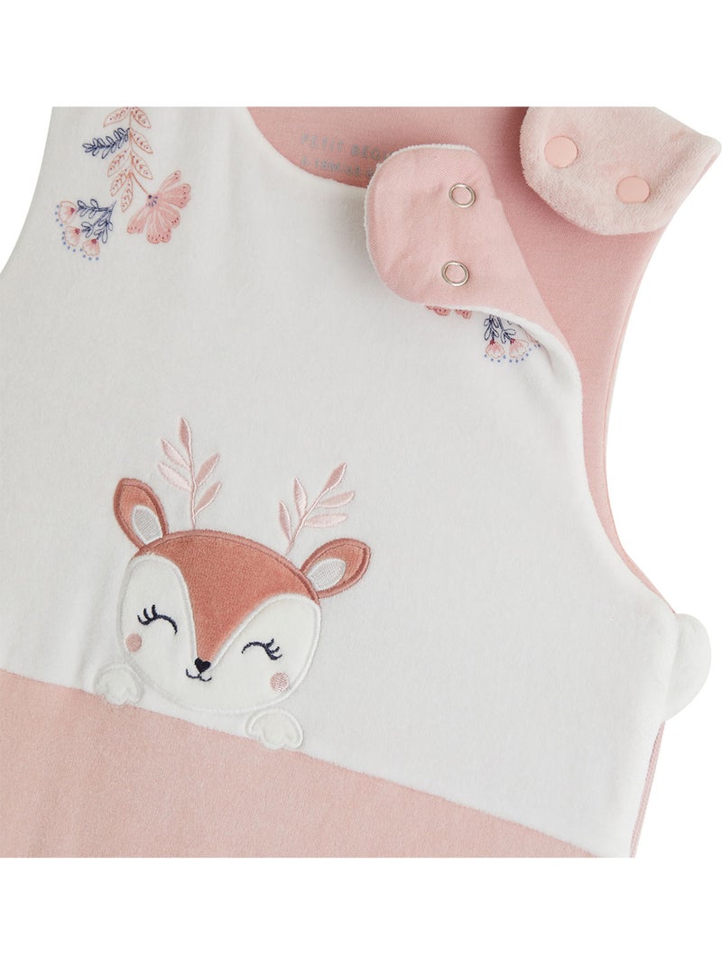 Gigoteuse d'hiver en velours cléo Rose - Kiabi