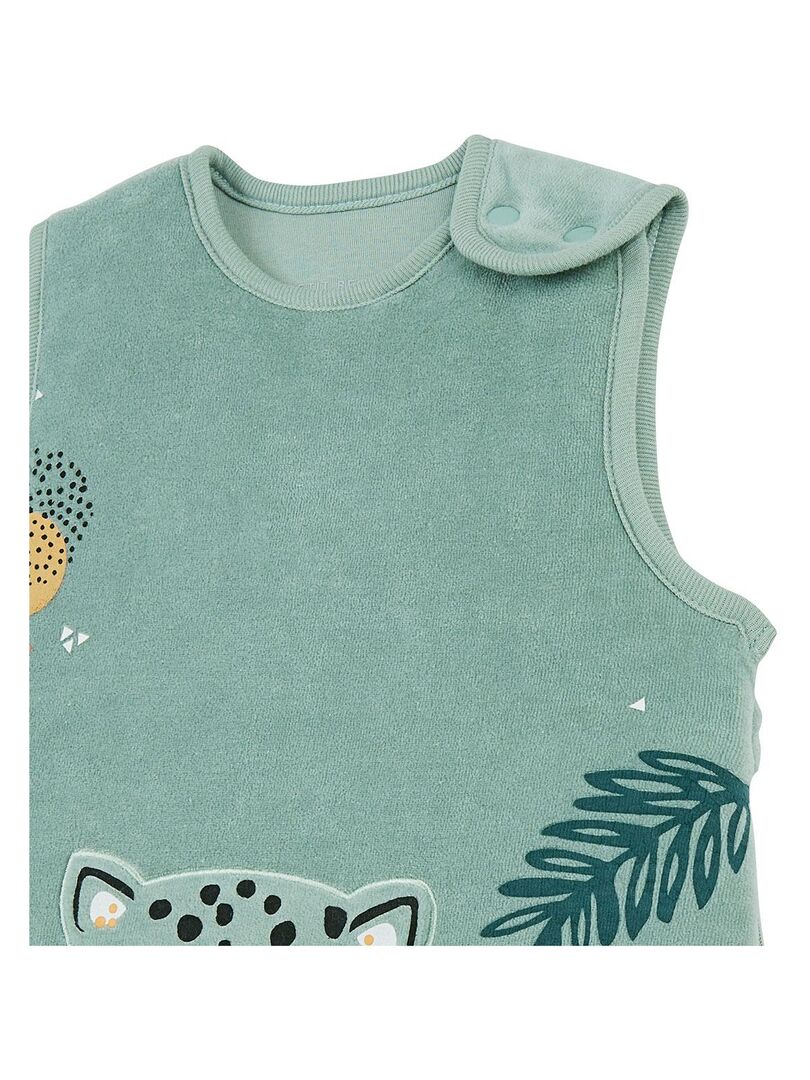 Gigoteuse D'Hiver Nattou En Tricot Doux Vert Sauge 70 Cm - TOG 2.5 Pour Bébé