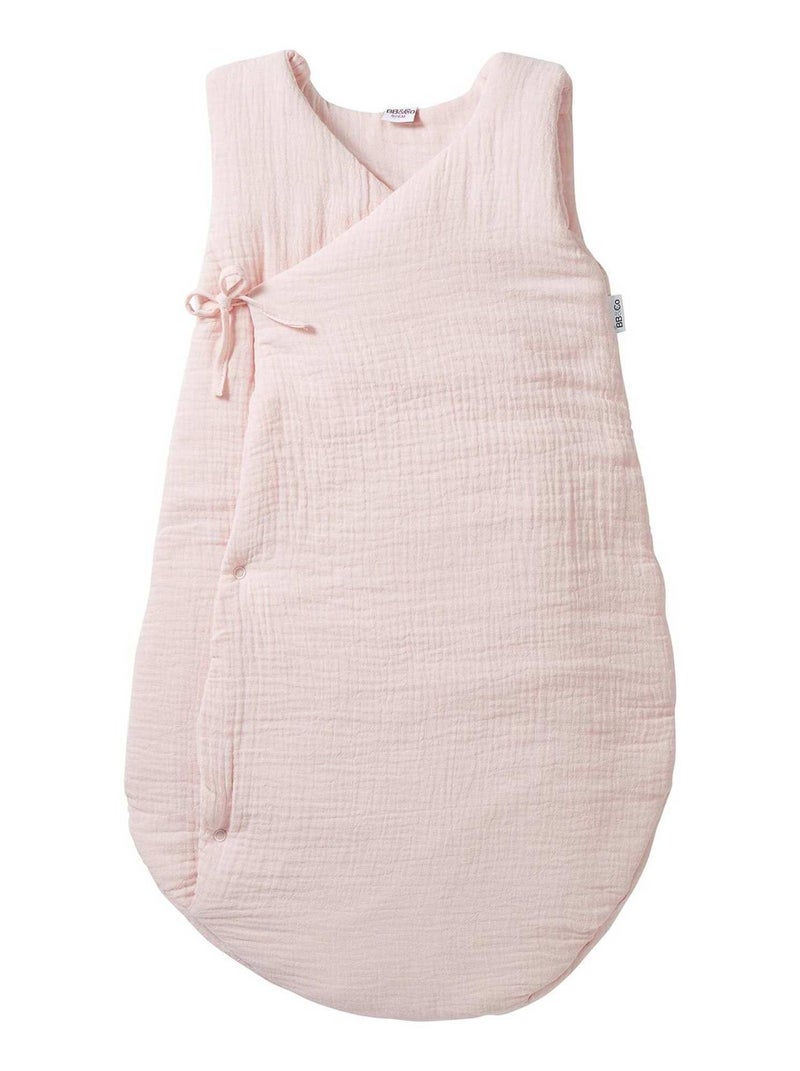 Gigoteuse double gaze rose blush Mix & Match TOG 3,3 (70 cm) Rose - Kiabi