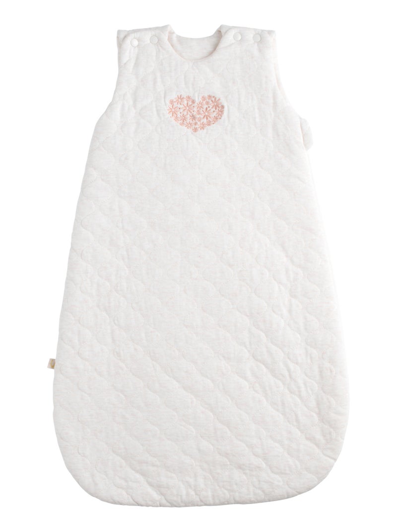 Gigoteuse douillette bébé en coton matelassé - Beige - Kiabi