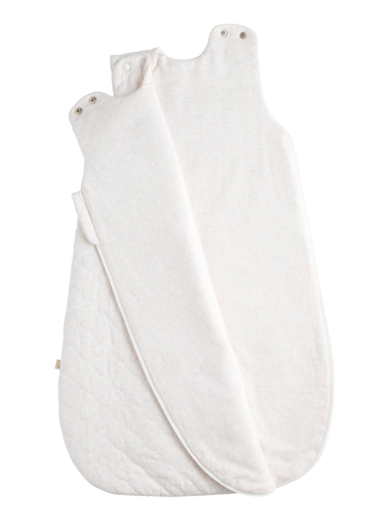 Gigoteuse douillette bébé en coton matelassé - Beige - Kiabi