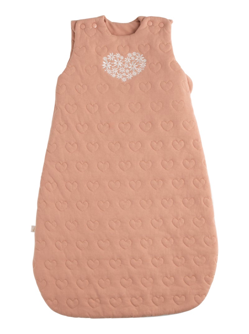 Gigoteuse douillette bébé en coton matelassé - Rose - Kiabi