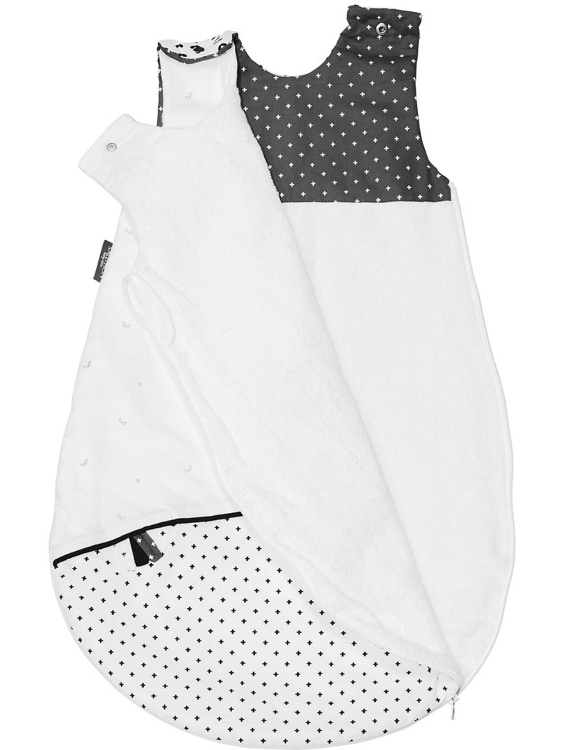 Gigoteuse en coton - SAUTHON Blanc Noir - Kiabi