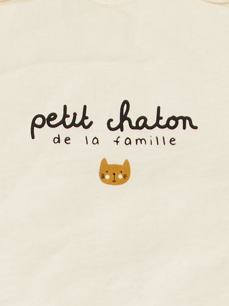 Gigoteuse en coton - TOG 2 Blanc - Kiabi