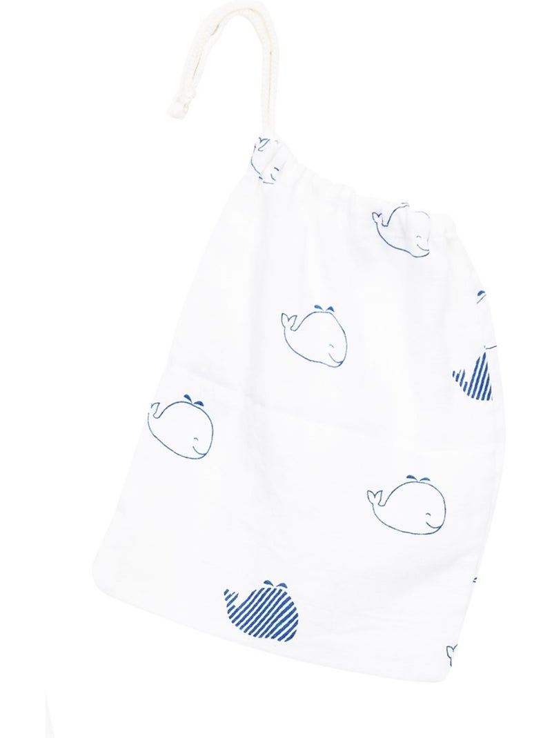Gigoteuse en coton bio - SAUTHON Blanc Bleu - Kiabi