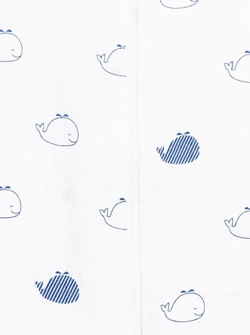 Gigoteuse en coton bio blanc - SAUTHON - Kiabi