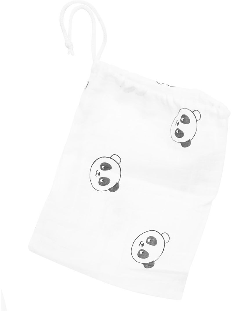 Gigoteuse en coton bio matière lange - SAUTHON Blanc Noir - Kiabi