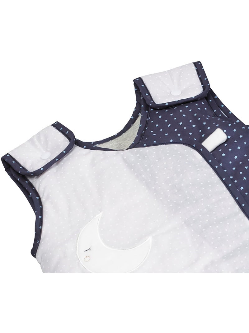 Gigoteuse en coton perle et nuit - SAUTHON Gris Bleu - Kiabi