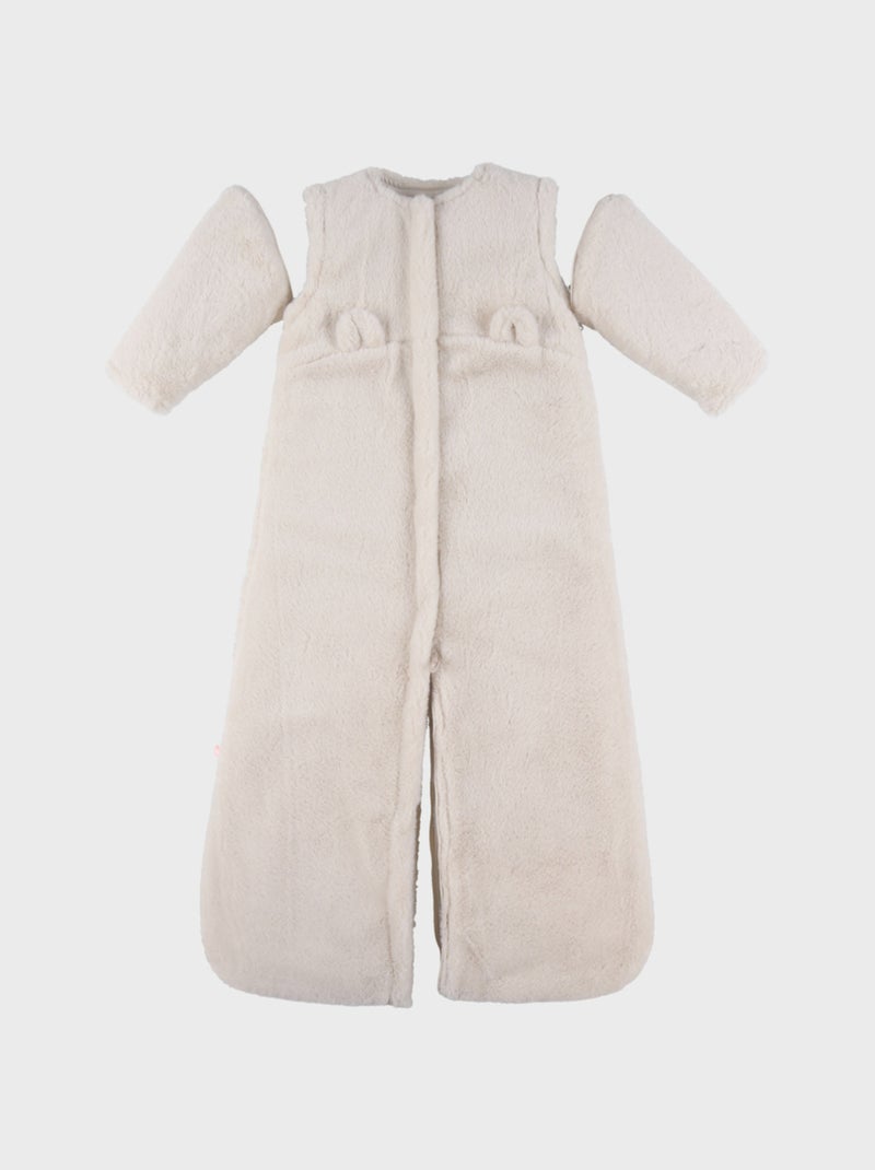 Gigoteuse en fausse fourrure 100 cm Noukie's Beige - Kiabi
