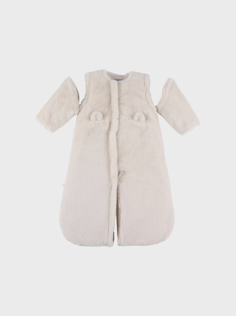 Gigoteuse en fausse fourrure 70 cm Noukie's Beige - Kiabi