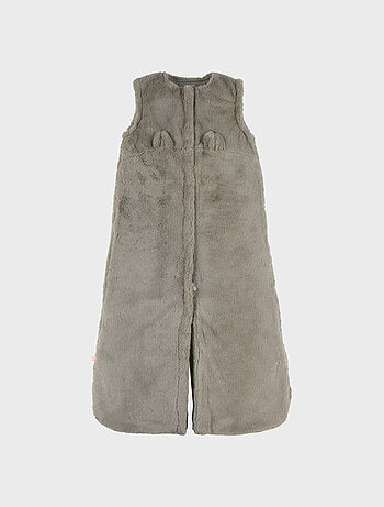 Gigoteuse en fausse fourrure kaki 100 cm Noukie's