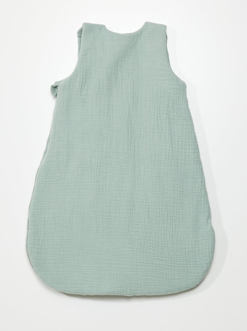 Gigoteuse en gaze de coton - TOG 2.5 Vert - Kiabi