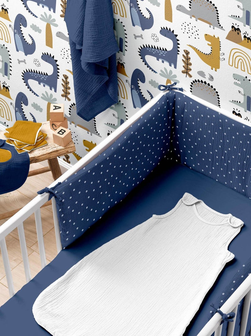 Gigoteuse en gaze de coton Bleu - Kiabi
