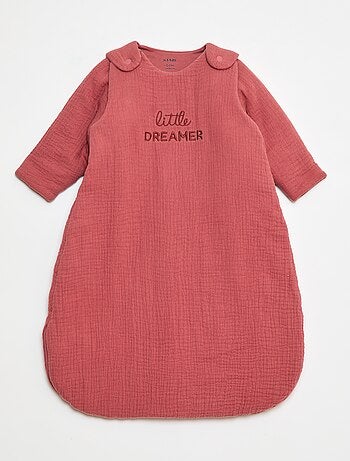 Gigoteuse en gaze de coton manches amovibles TOG 2,5