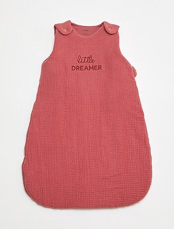 Gigoteuse en gaze de coton manches amovibles TOG 2,5