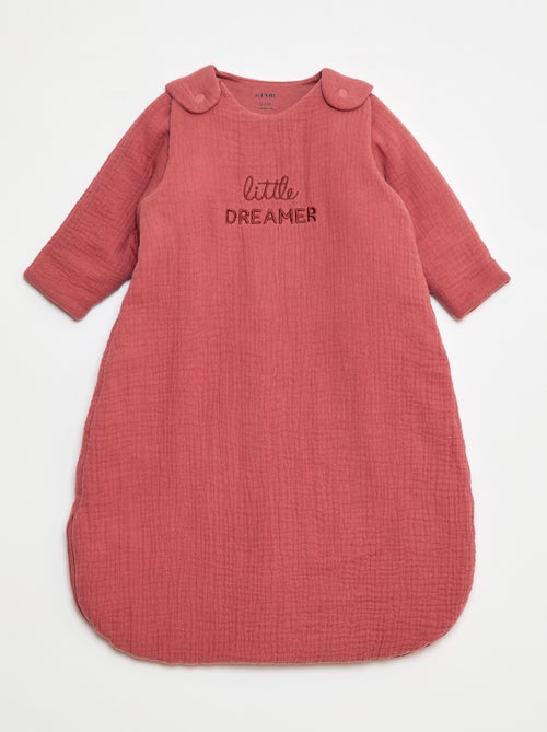 Gigoteuse en gaze de coton manches amovibles TOG 2,5 - Kiabi