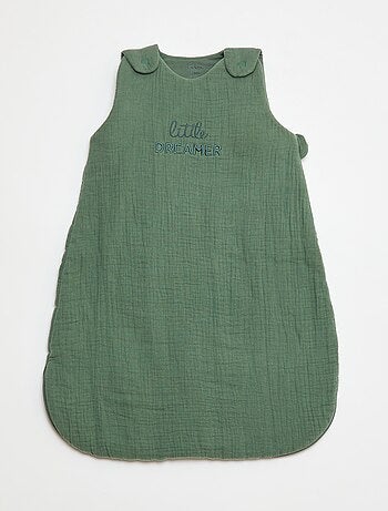 Gigoteuse en gaze de coton manches amovibles TOG 2,5