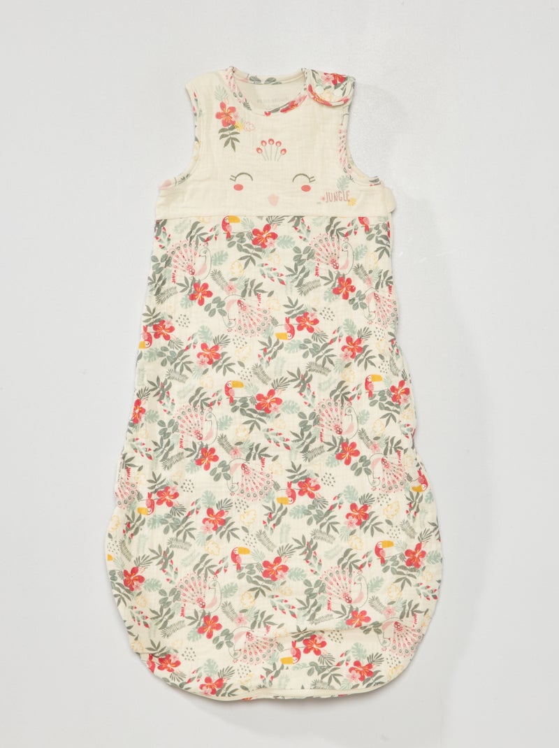 Gigoteuse en gaze de coton 'Petit Béguin' - TOG 1 Beige - Kiabi