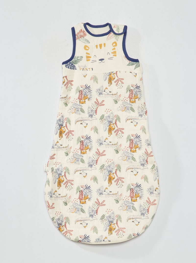 Gigoteuse en gaze de coton 'Petit Beguin' - TOG 1 Beige - Kiabi