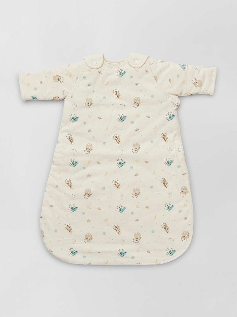Gigoteuse en jersey manches amovibles Beige - Kiabi