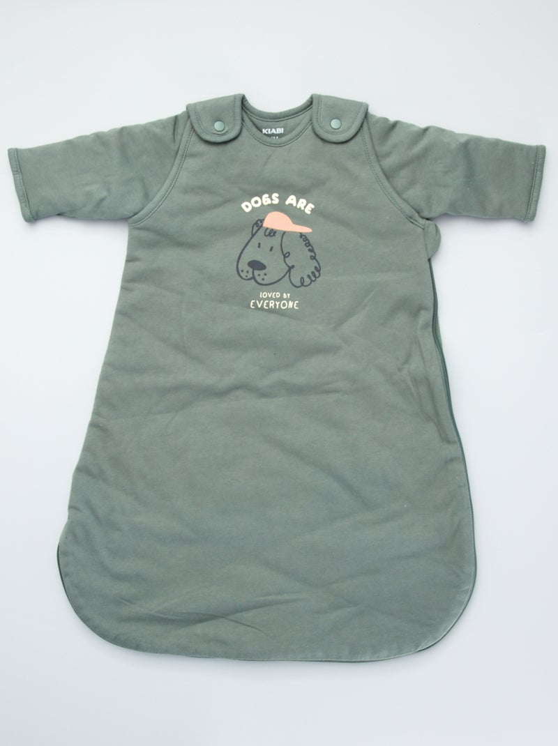 Gigoteuse en jersey manches amovibles Vert - Kiabi