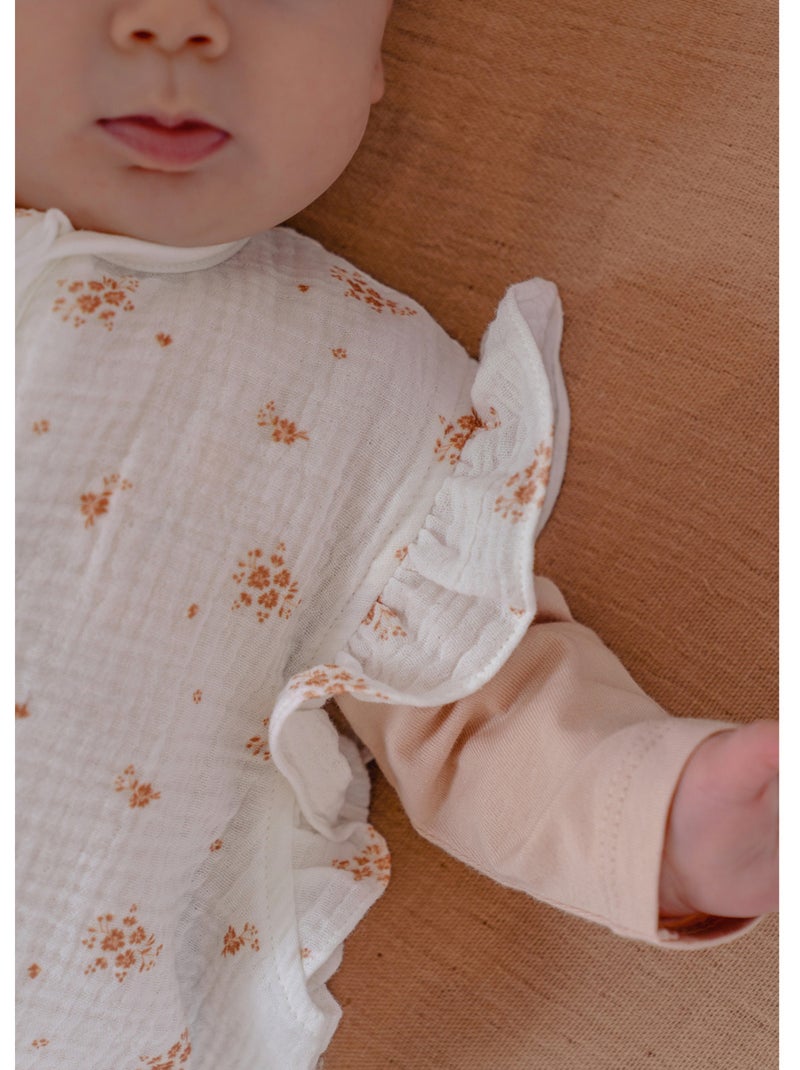 Gigoteuse en mousseline de coton bio, 1-6 mois noukie's Blanc - Kiabi