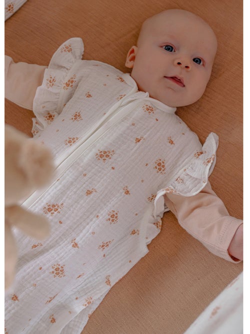 Gigoteuse en mousseline de coton bio, 1-6 mois noukie's - Kiabi Gigoteuse en mousseline de coton bio, 1-6 mois noukie's - Kiabi