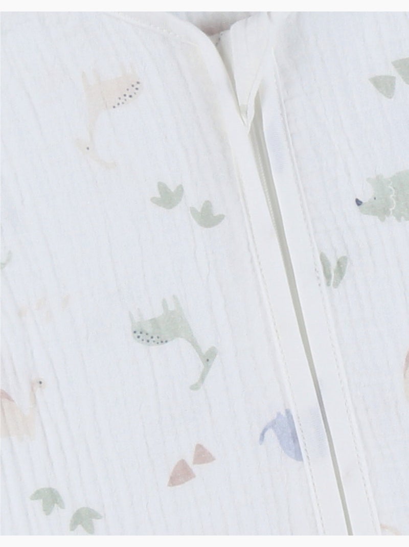 Gigoteuse en mousseline de coton bio, 1-6 mois Noukie's Ecru - Kiabi
