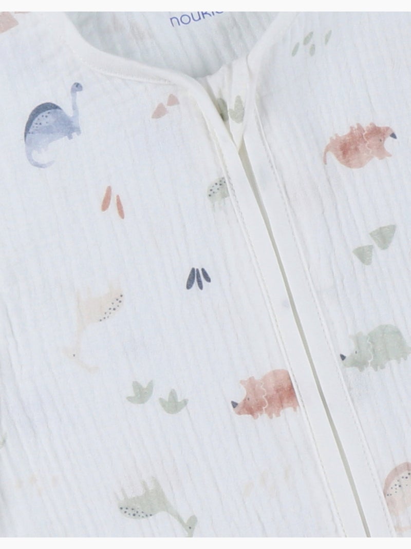 Gigoteuse en mousseline de coton bio, 6-24 mois Noukie's Ecru - Kiabi