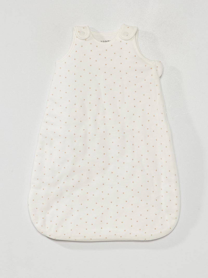 Gigoteuse en velours - TOG 2.5 Blanc - Kiabi