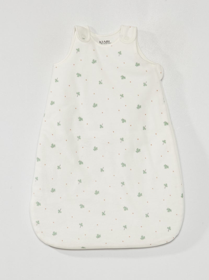 Gigoteuse en velours - TOG 2.5 Blanc/vert - Kiabi