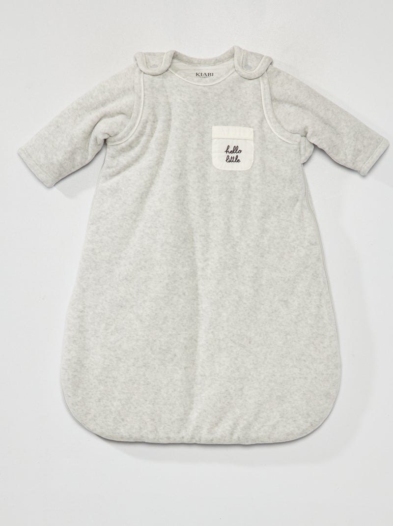 Gigoteuse en velours avec imprimé - TOG 2.5 Gris - Kiabi