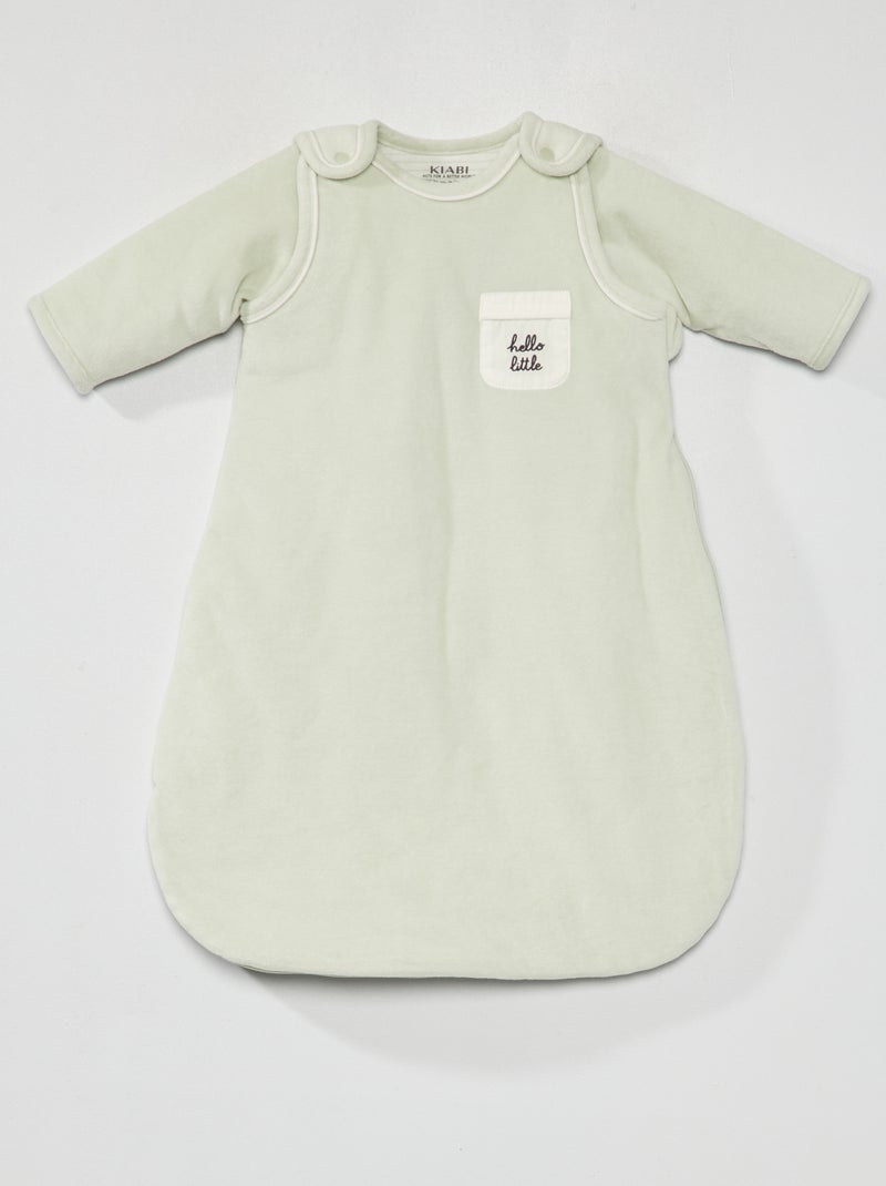 Gigoteuse en velours avec imprimé - TOG 2.5 Vert - Kiabi