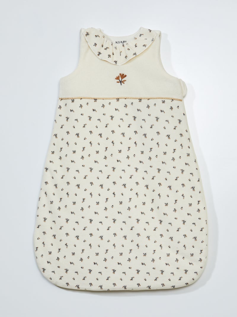 Gigoteuse en velours sans manches - TOG 2.5 Blanc crème - Kiabi