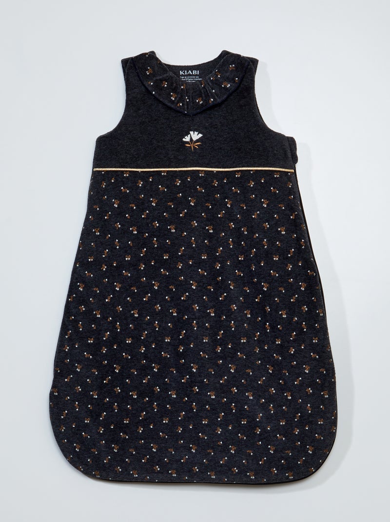 Gigoteuse en velours sans manches - TOG 2.5 Gris - Kiabi