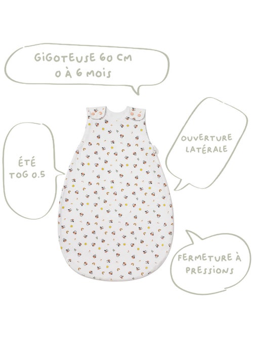Gigoteuse été 0-6 mois en Coton - Minnie Good Morning - Babycalin - Kiabi