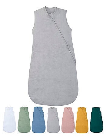 Gigoteuse été 6-24 mois double gaze de coton - 0,5 tog