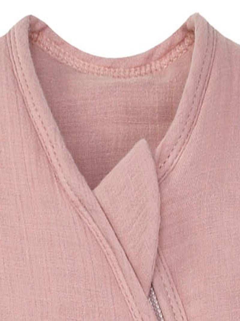 Gigoteuse été 6-24 mois double gaze de coton - 0,5 tog Gris perle - Kiabi