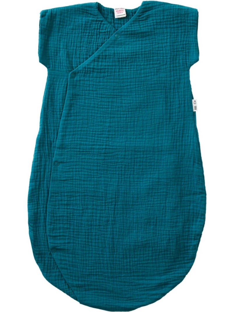 Gigoteuse été double gaze vert paon TOG 1,6 (90 cm) Bleu - Kiabi
