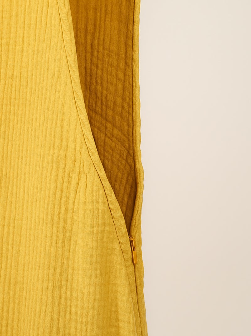 Gigoteuse Été en Coton Bio Honey Beige argile - Kiabi