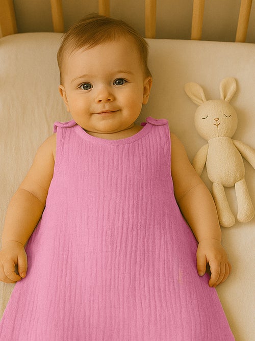 Gigoteuse Été en Coton Bio Rose - Kiabi