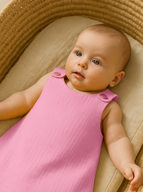 Gigoteuse Été en Coton Bio Rose - Kiabi