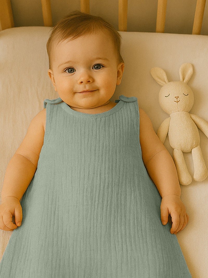 Gigoteuse Été en Coton Bio Vert Vert - Kiabi