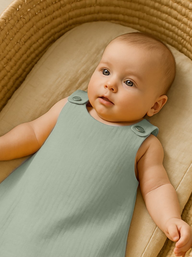 Gigoteuse Été en Coton Bio Vert Vert - Kiabi